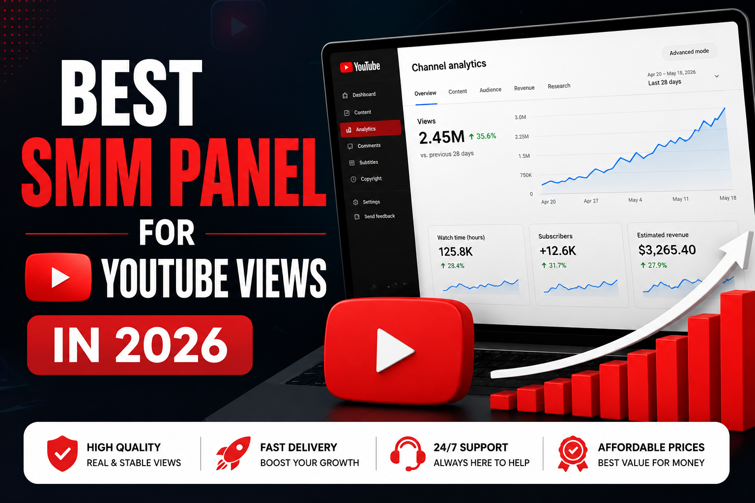 Best SMM Panel for YouTube Views in 2026