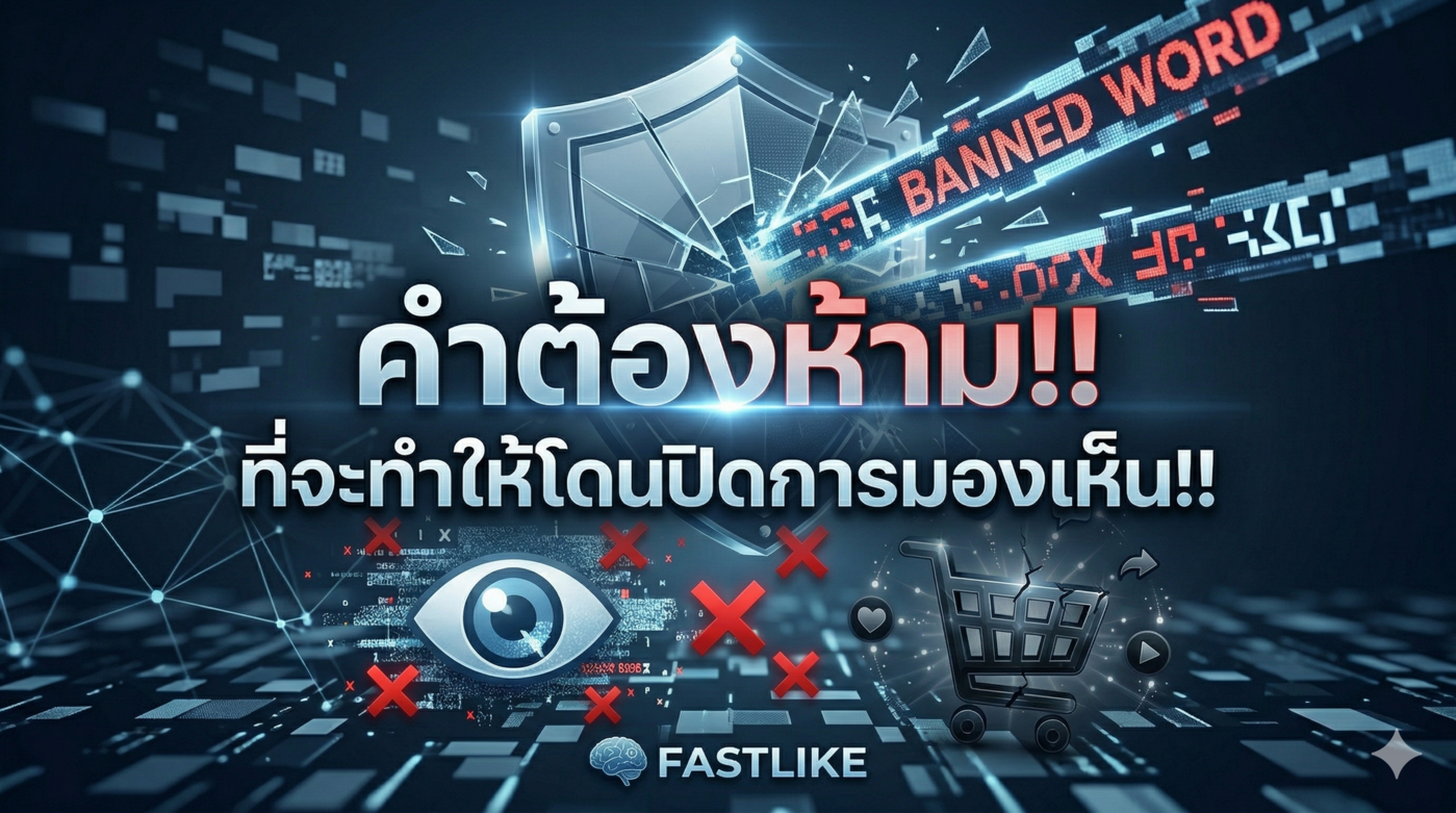🚫 เตือนภัย! “คำต้องห้าม” บนโซเชียล ยุค 2026 ที่จะทำให้เพจคุณ “โดนปิดการมองเห็น” โดยไม่รู้ตัว!!