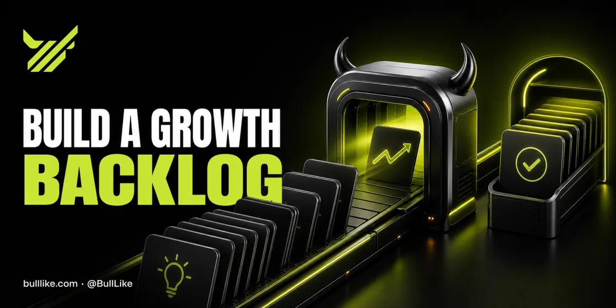 Build a Creator Growth Experiment Backlog That Produces Clear Learnings