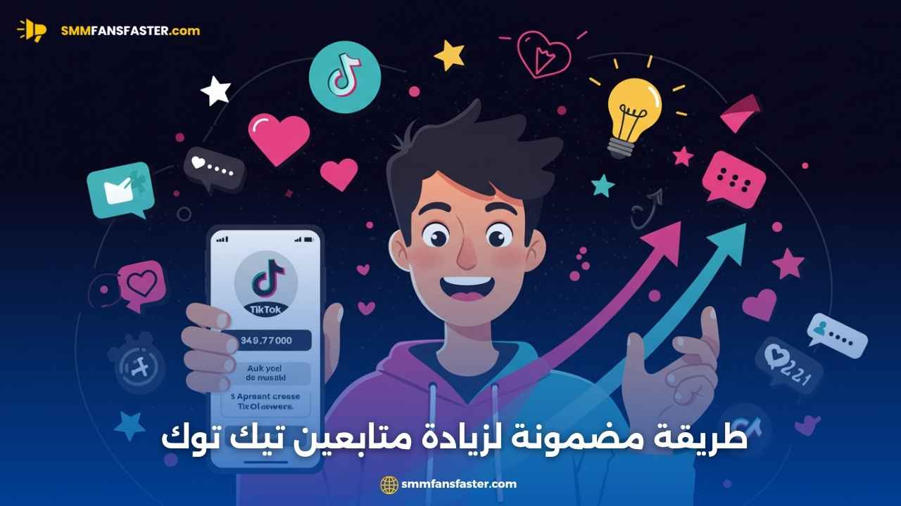 طريقة مضمونة لزيادة متابعين تيك توك