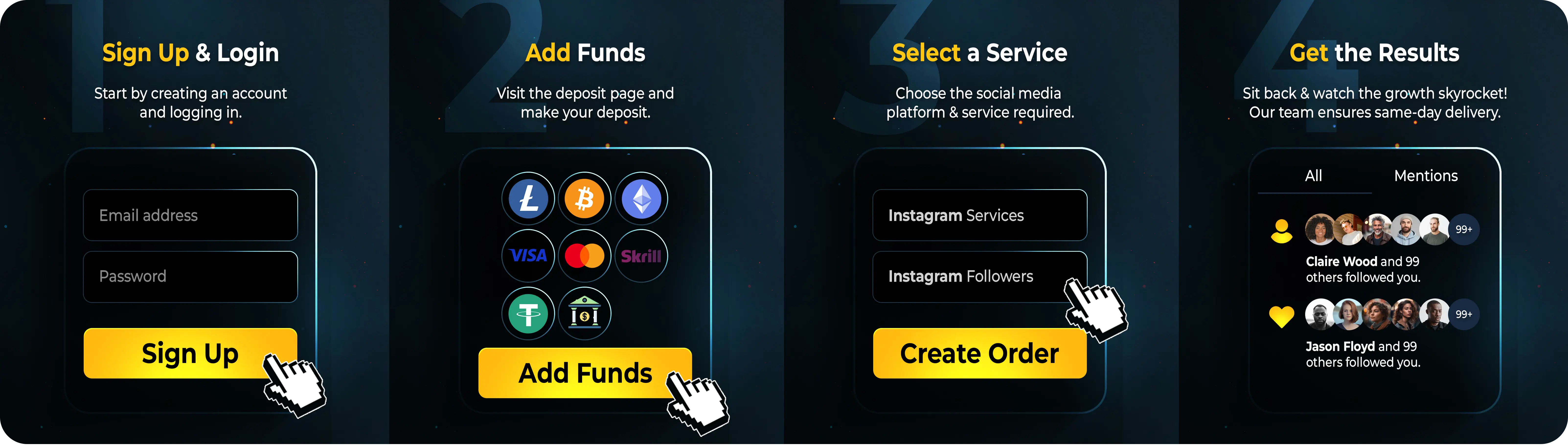 Instagram Growth Services From 0 01 100 Real Safe