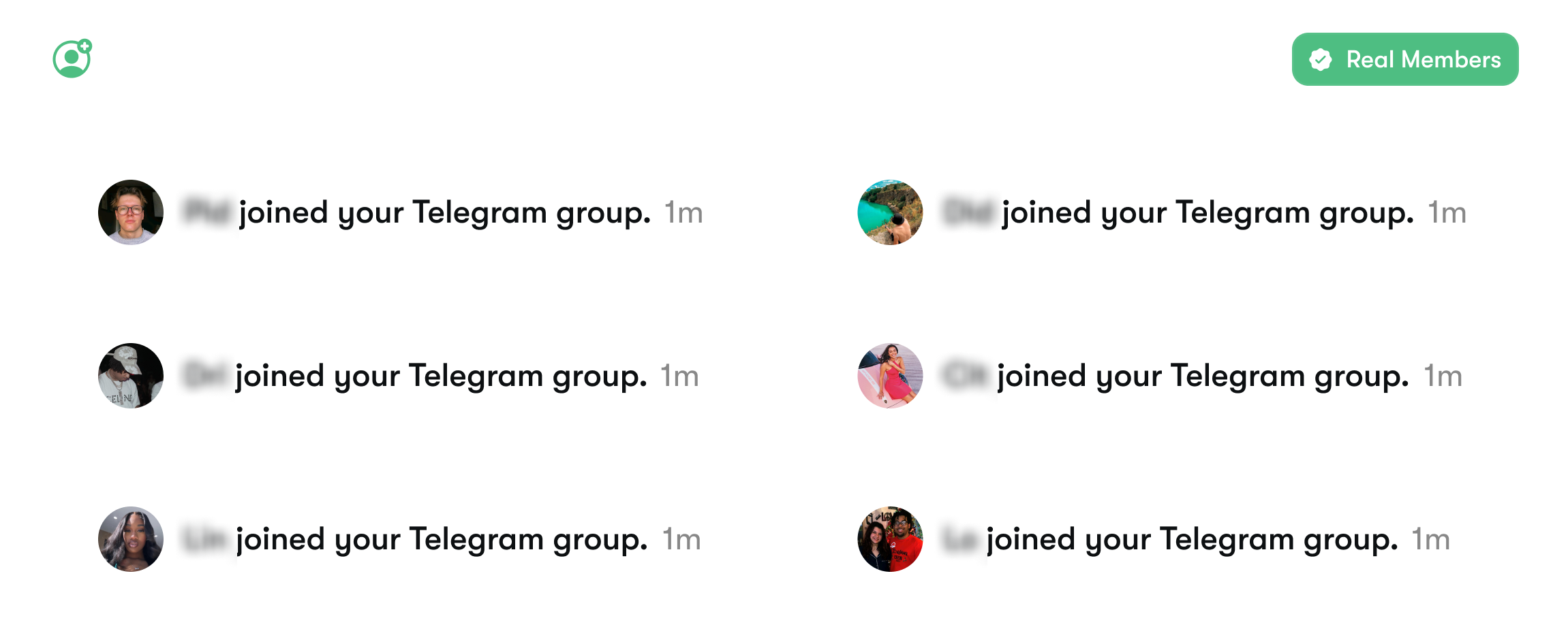 Live Preview of Members