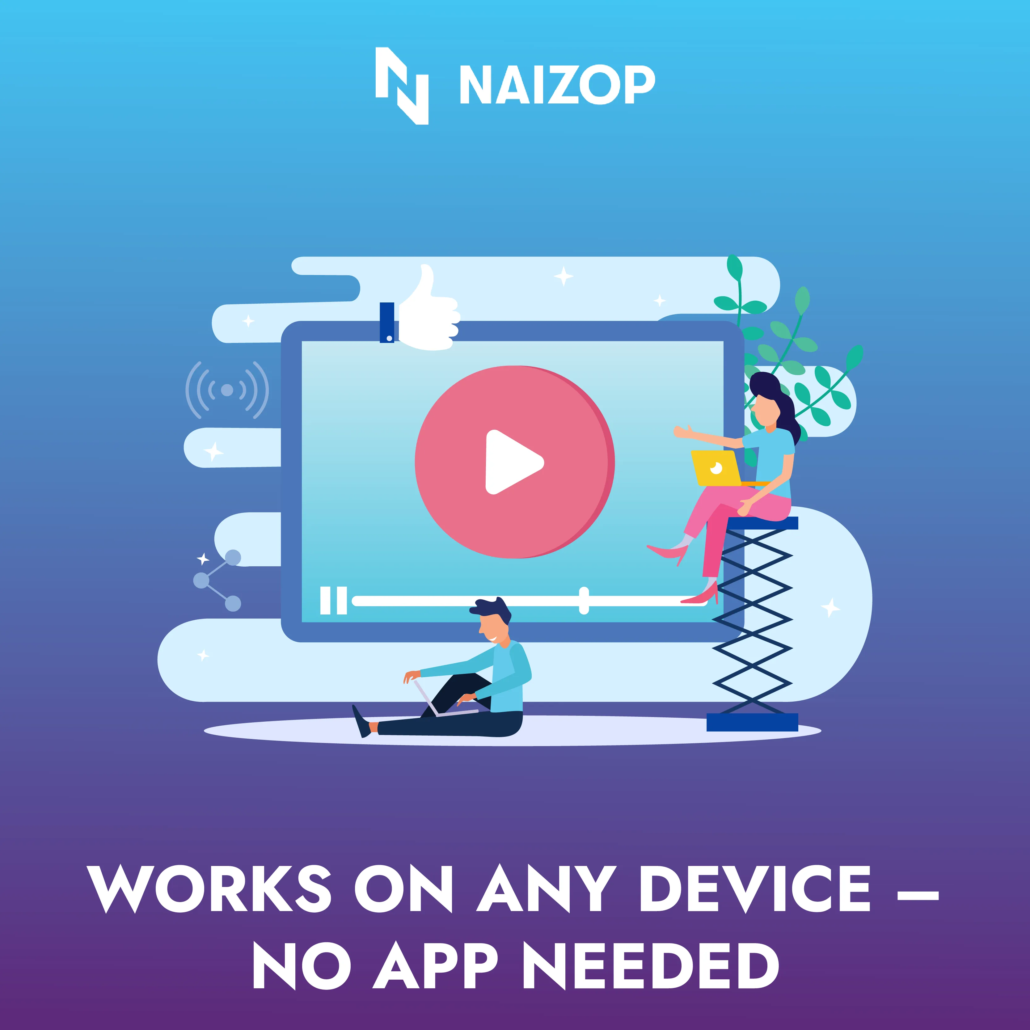 Works on Any Device &ndash; No App Needed