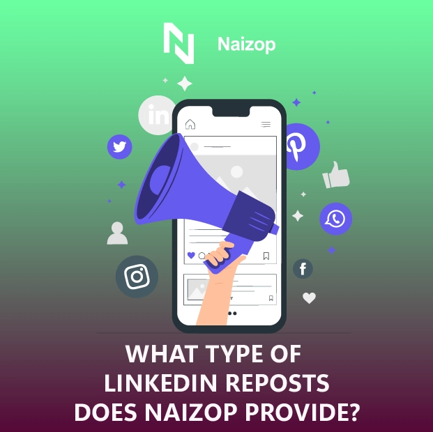 What Types of LinkedIn Reposts Does Naizop Provide?