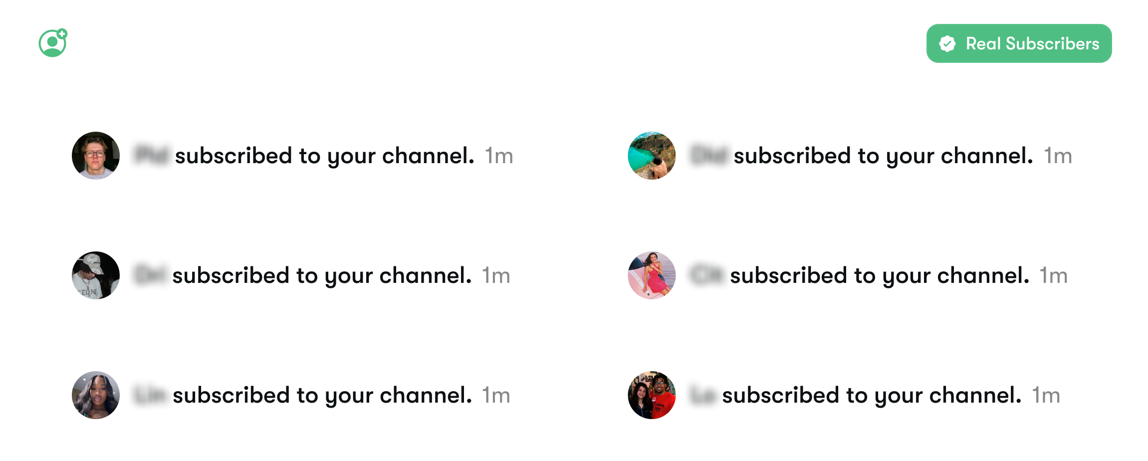 Live Preview of Subscribers