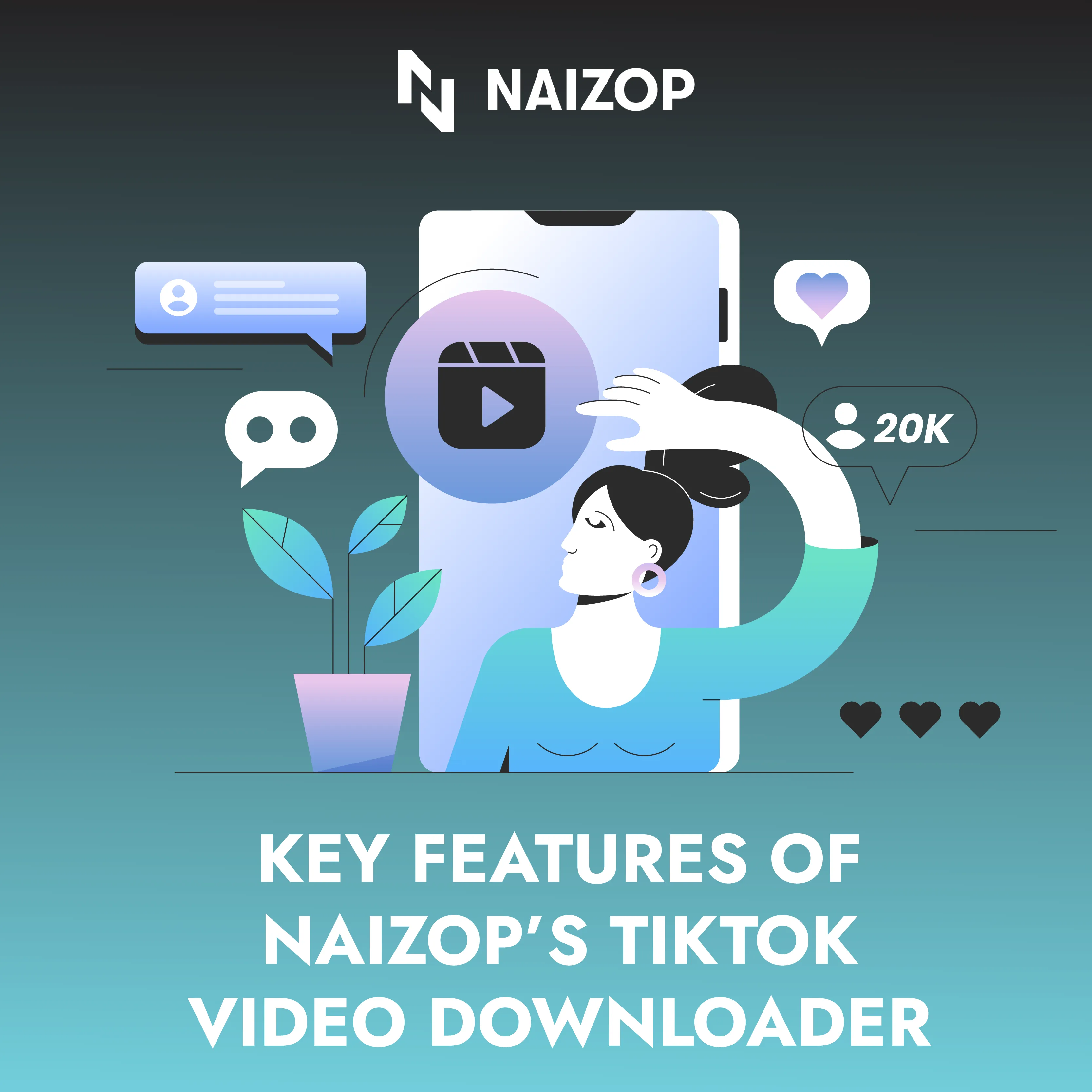 Key Features of Naizop's TikTok Downloader