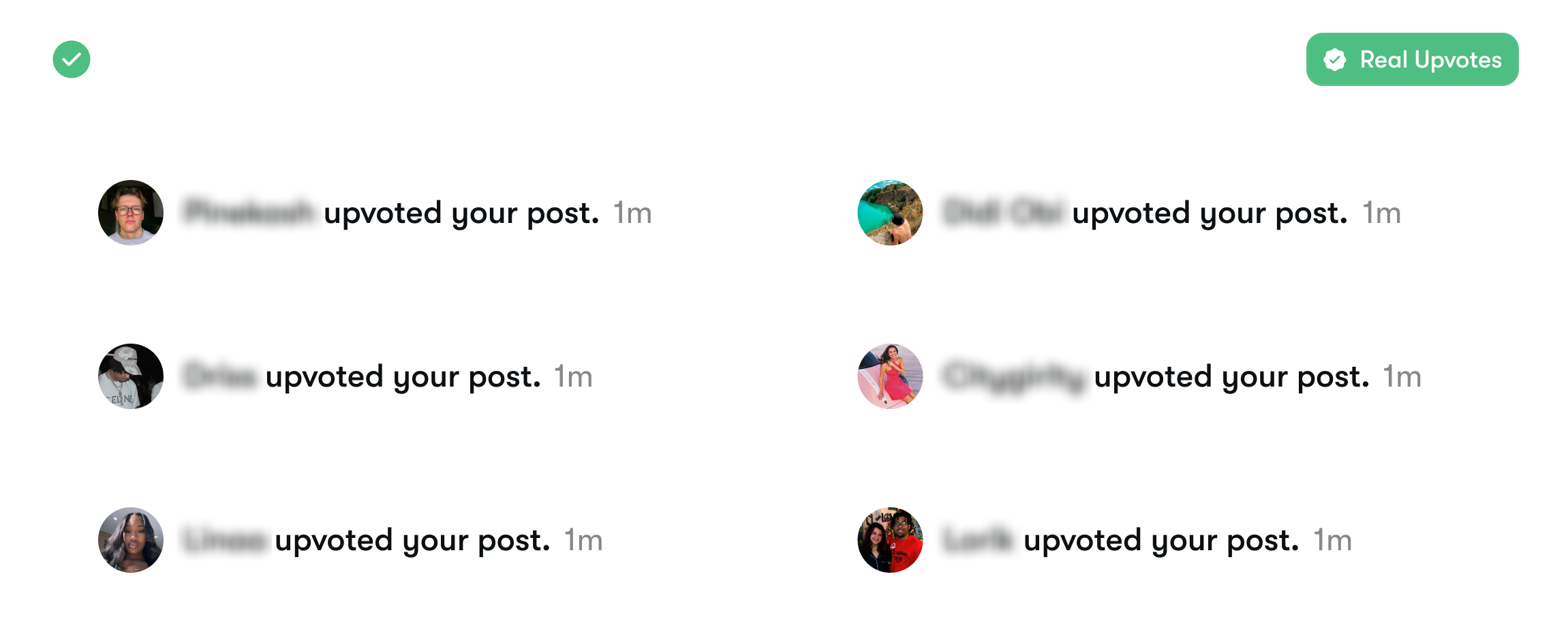 Live Preview of Upvotes