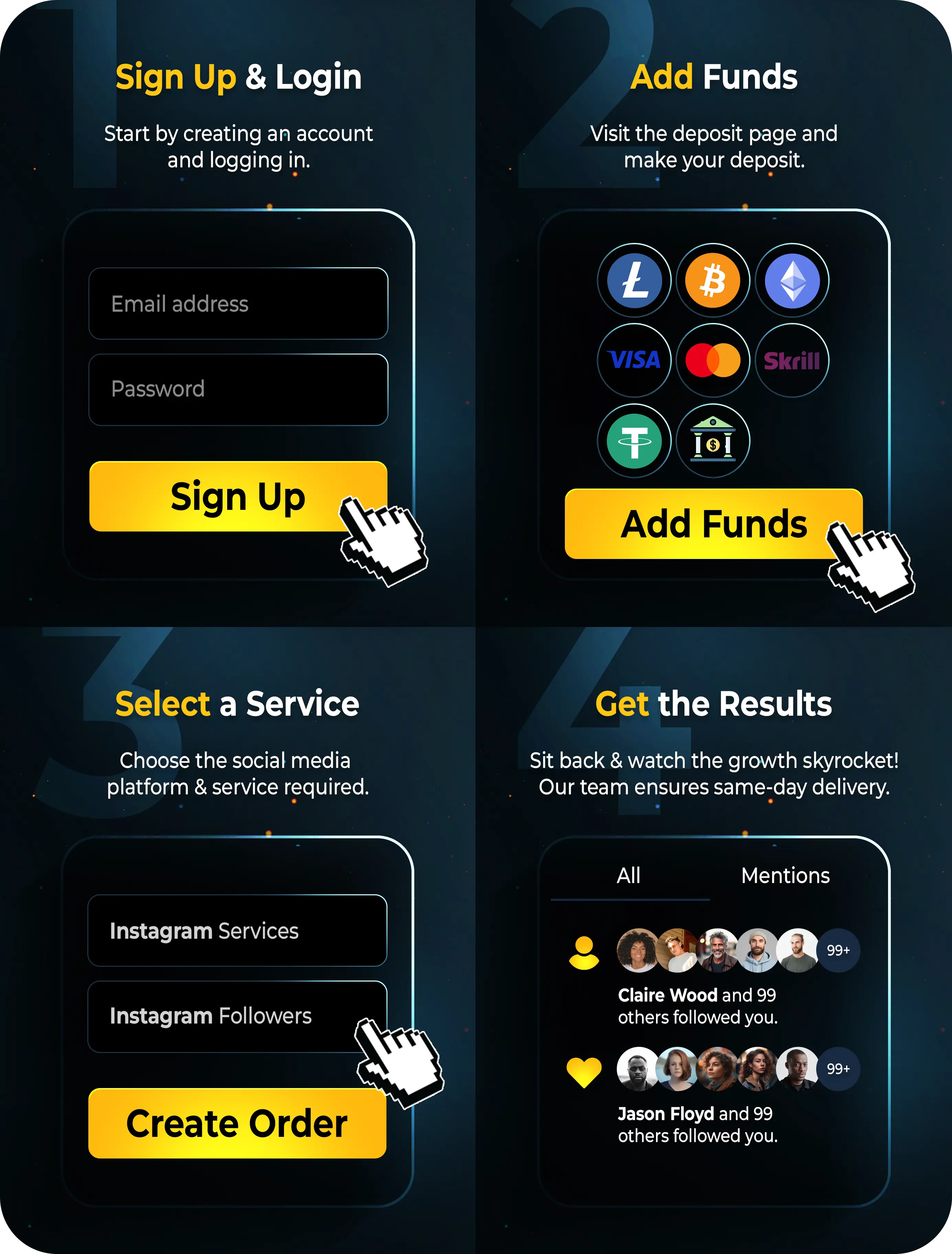 Instagram Growth Services From 0 01 100 Real Safe