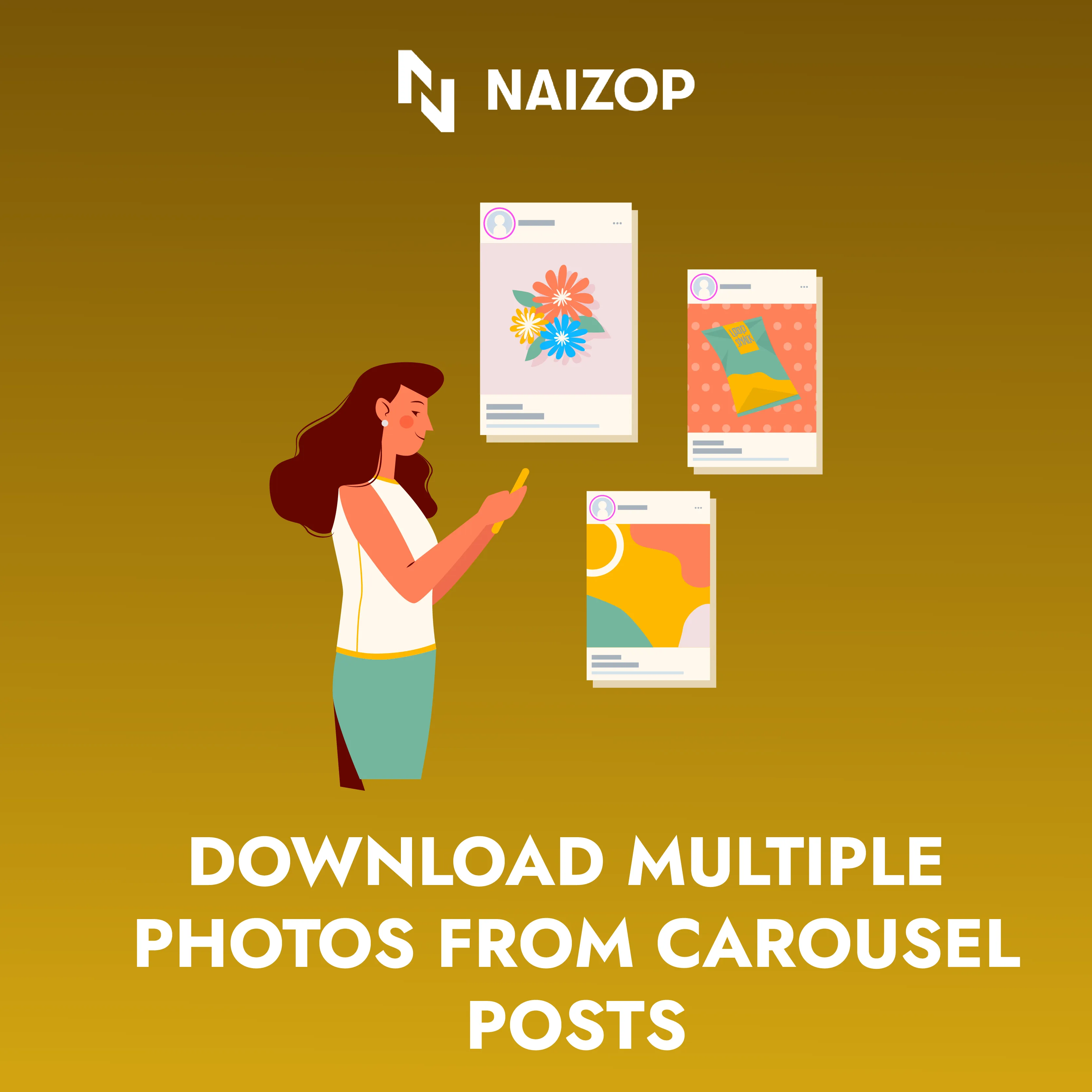 Download Multiple Photos from Carousel Posts