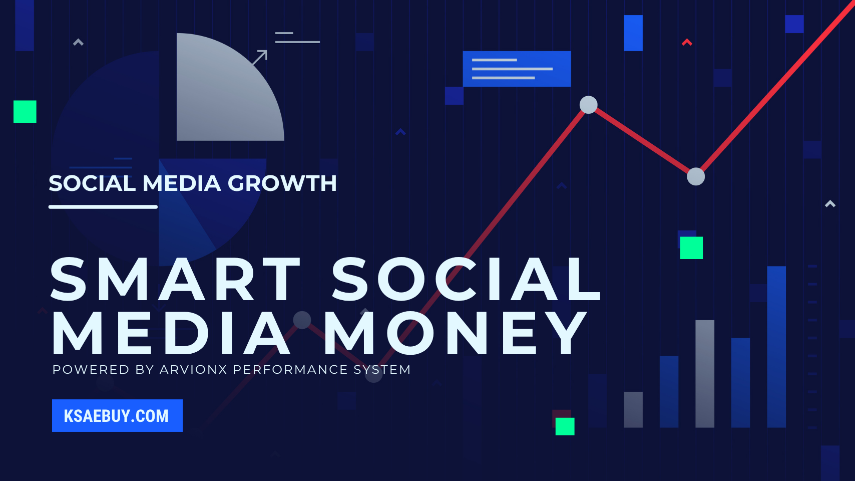 Smart social media money by ARVIONX Performance System on KSAEBUY