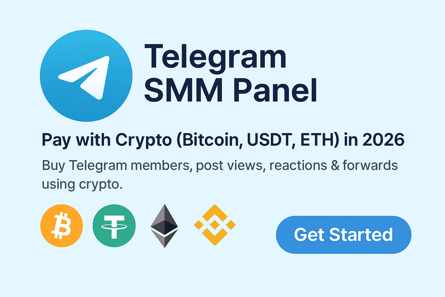 Telegram SMM Panel Crypto: Buy Members & Views with Bitcoin, USDT | Smmwiz