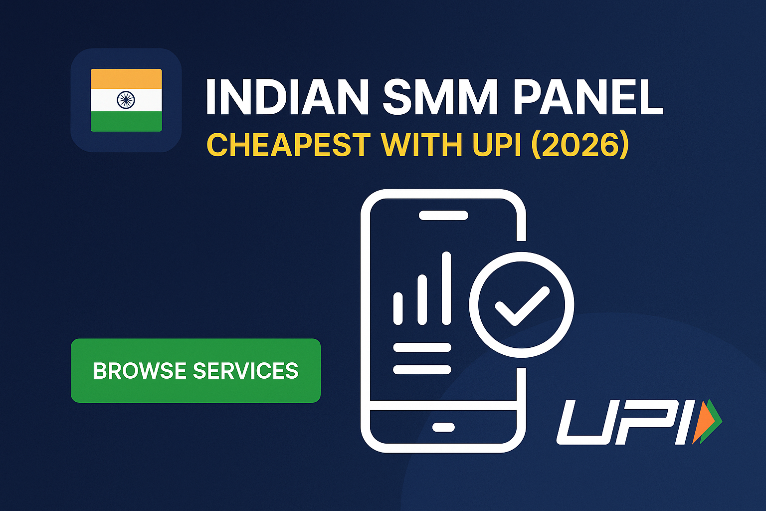 Indian SMM Panel: Cheapest UPI Payments 2026 | Smmwiz
