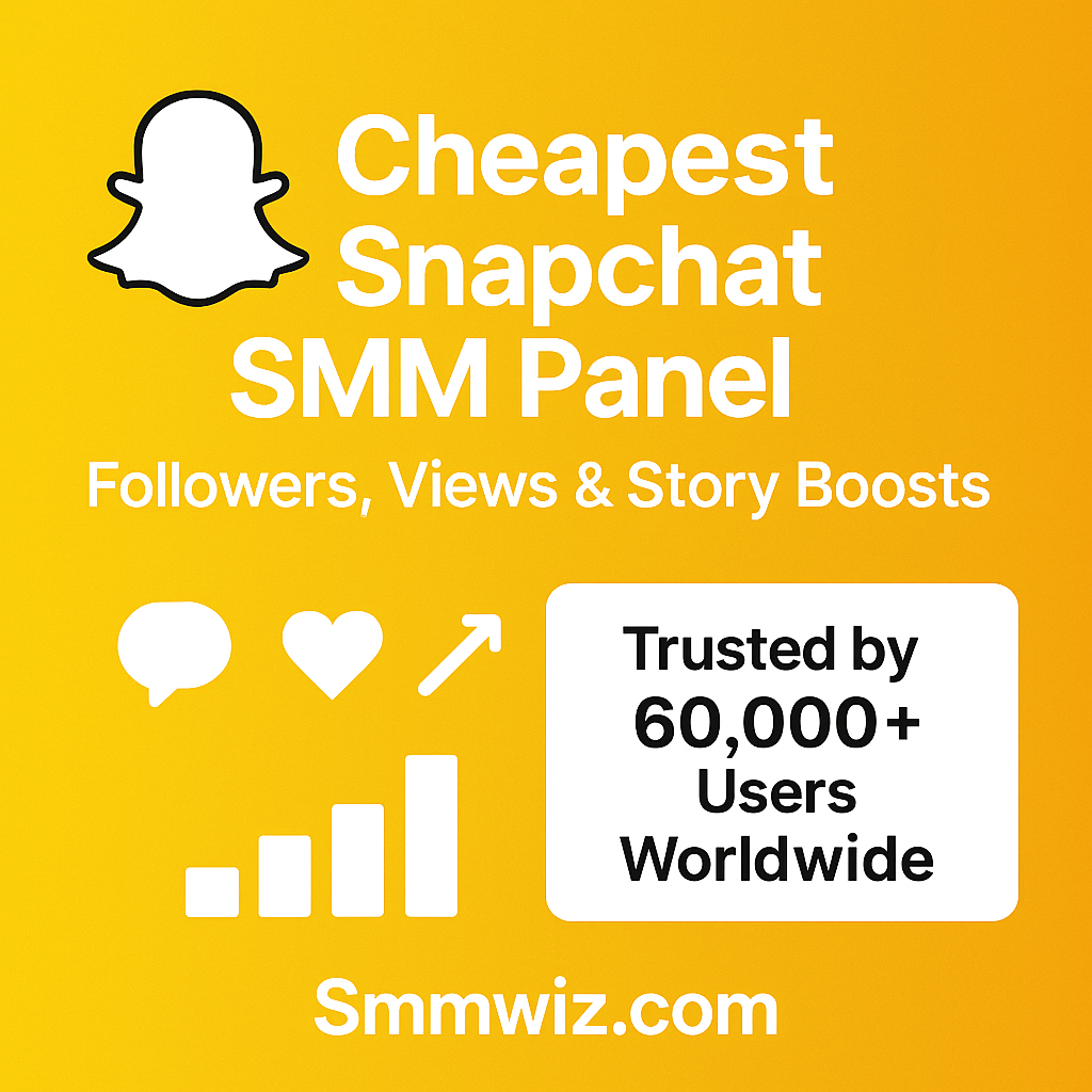 Cheapest Snapchat SMM Panel – Followers, Views & Story Boosts | Smmwiz.com