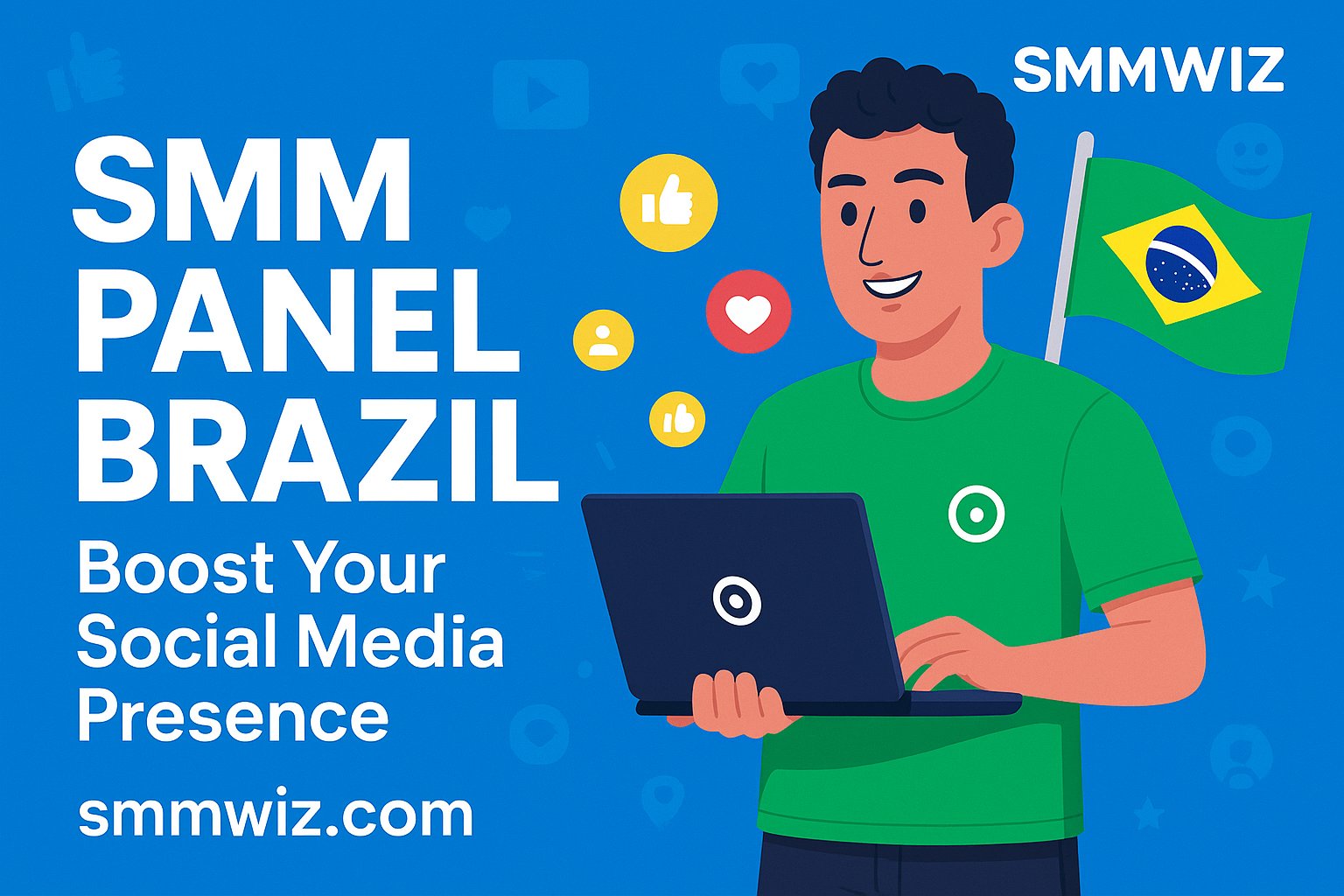 SMM Panel Brazil 2026 – Cheapest & Best Brazilian SMM Services | Smmwiz.com