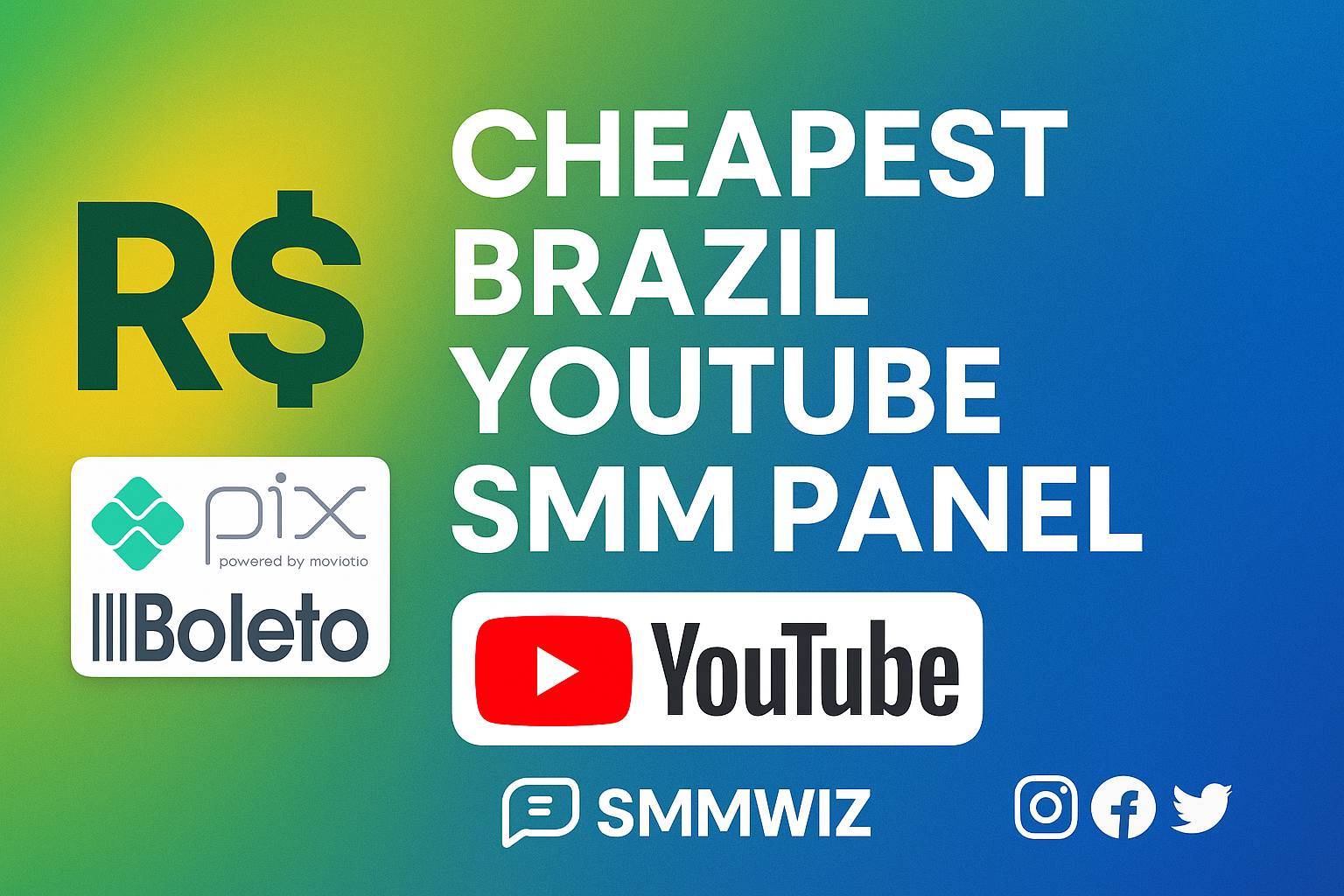 Cheapest Brazil YouTube SMM Panel – Buy Watch Hours, Subscribers & Views | Smmwiz.com