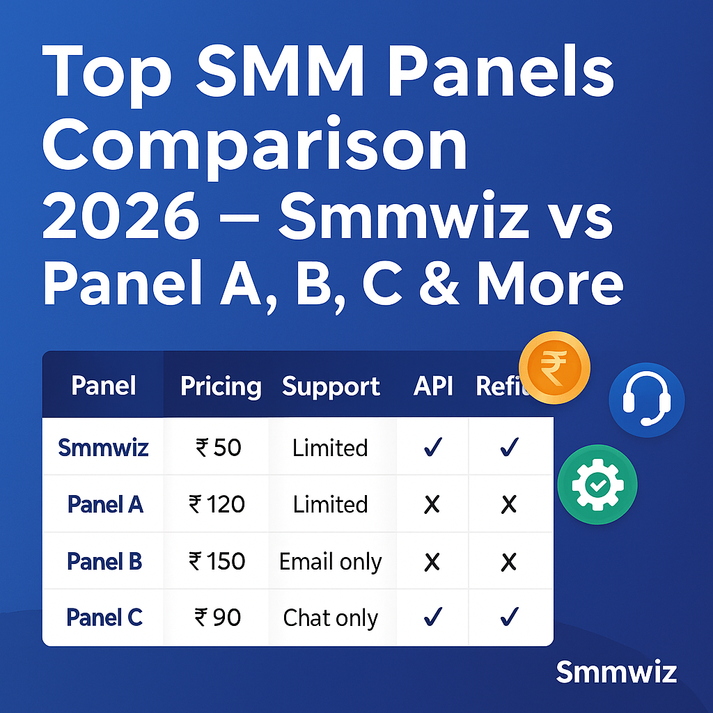 Top SMM Panels Comparison 2026 – Smmwiz vs other SMM Panels | Smmwiz.com