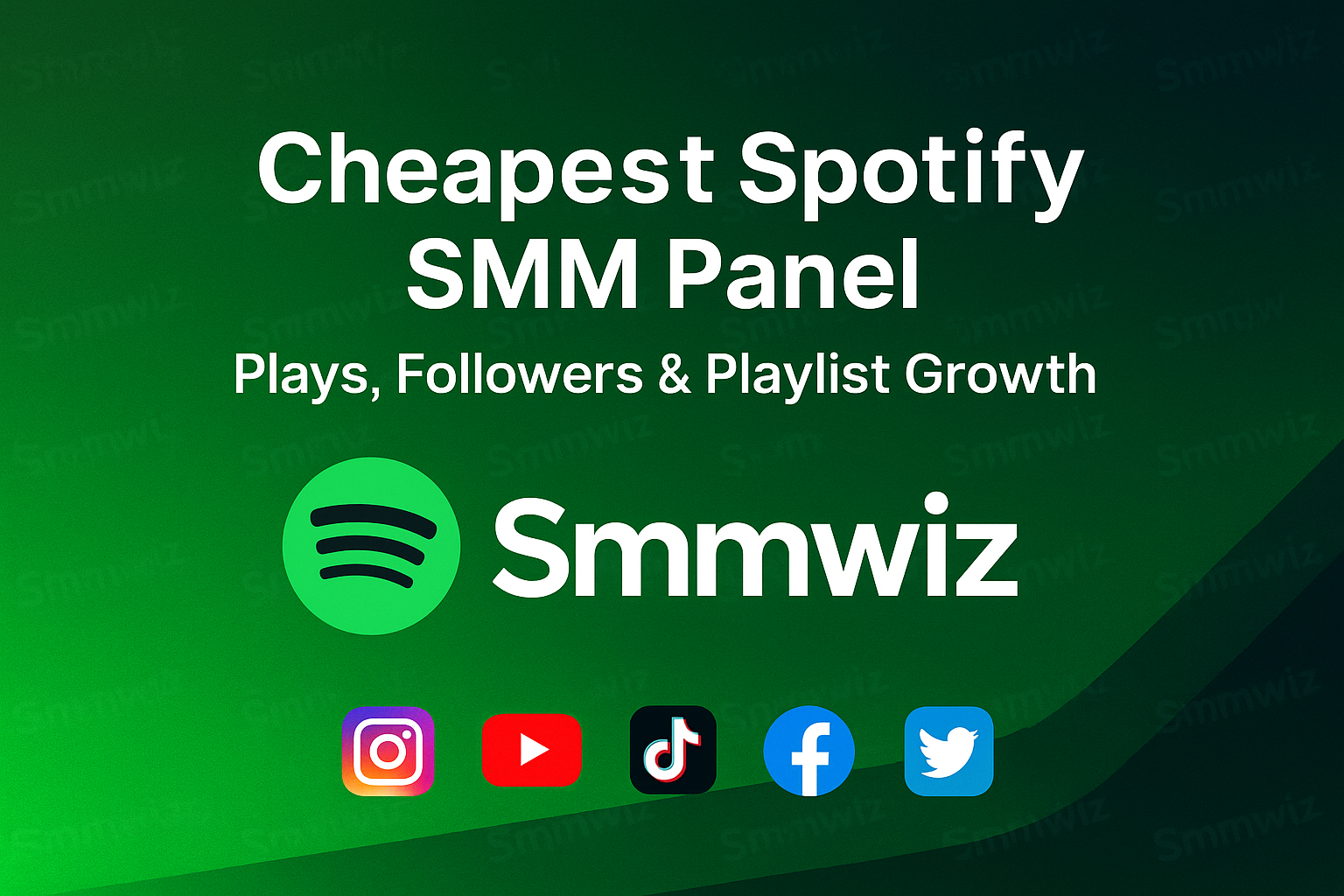 Cheapest Spotify SMM Panel – Plays, Followers & Playlist Growth | Smmwiz.com