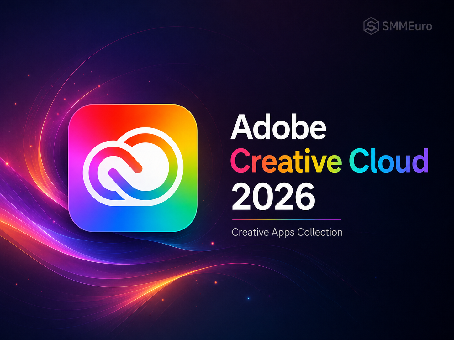 Adobe Creative Cloud Pro Collection with professional apps for design, photography, video editing, and creative content