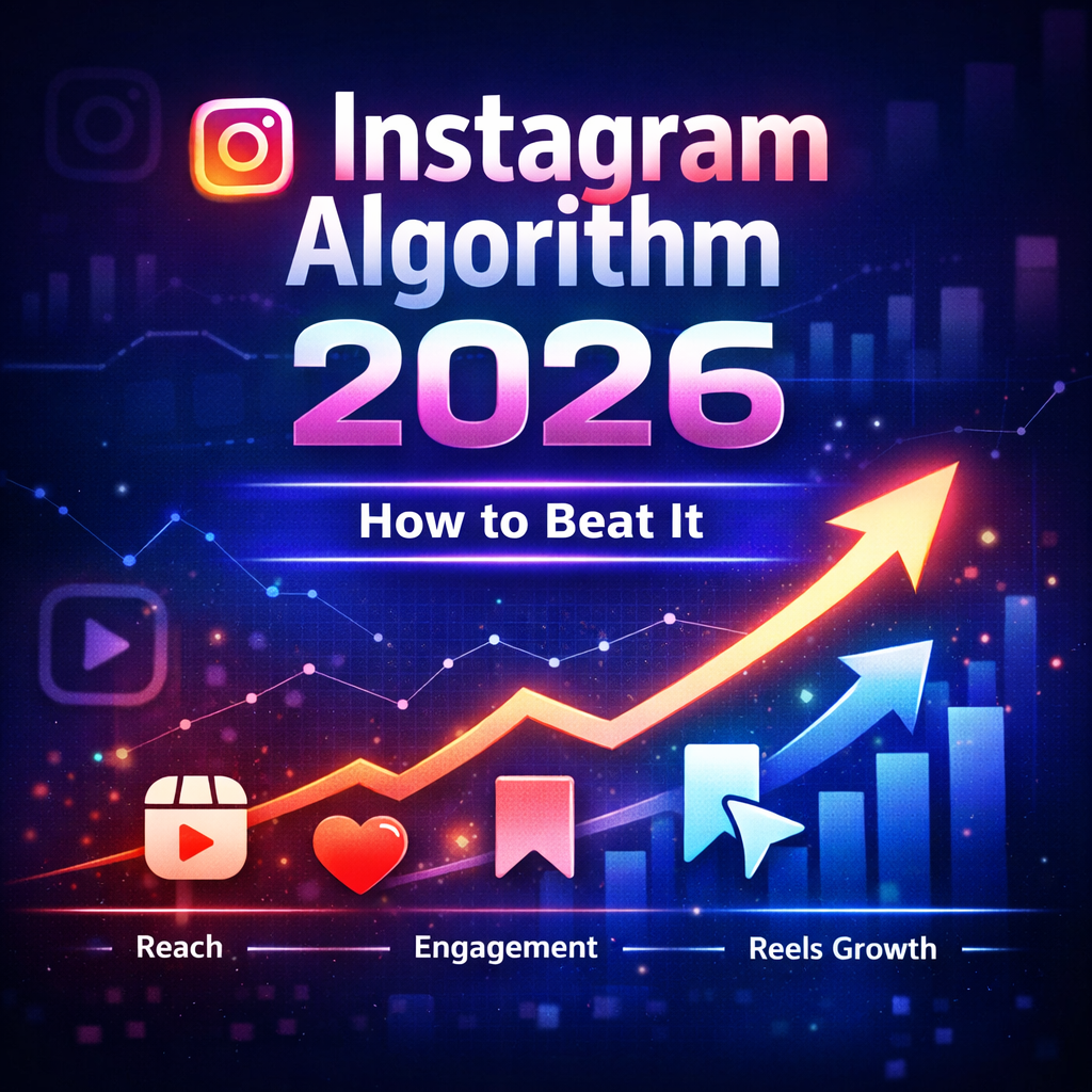 Instagram Algorithm 2026 growth strategy chart showing reach, engagement, reels performance and follower increase
