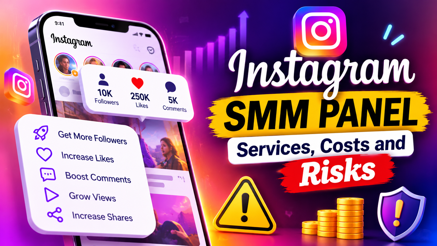 Instagram SMM Panel: Services, Costs and Risks