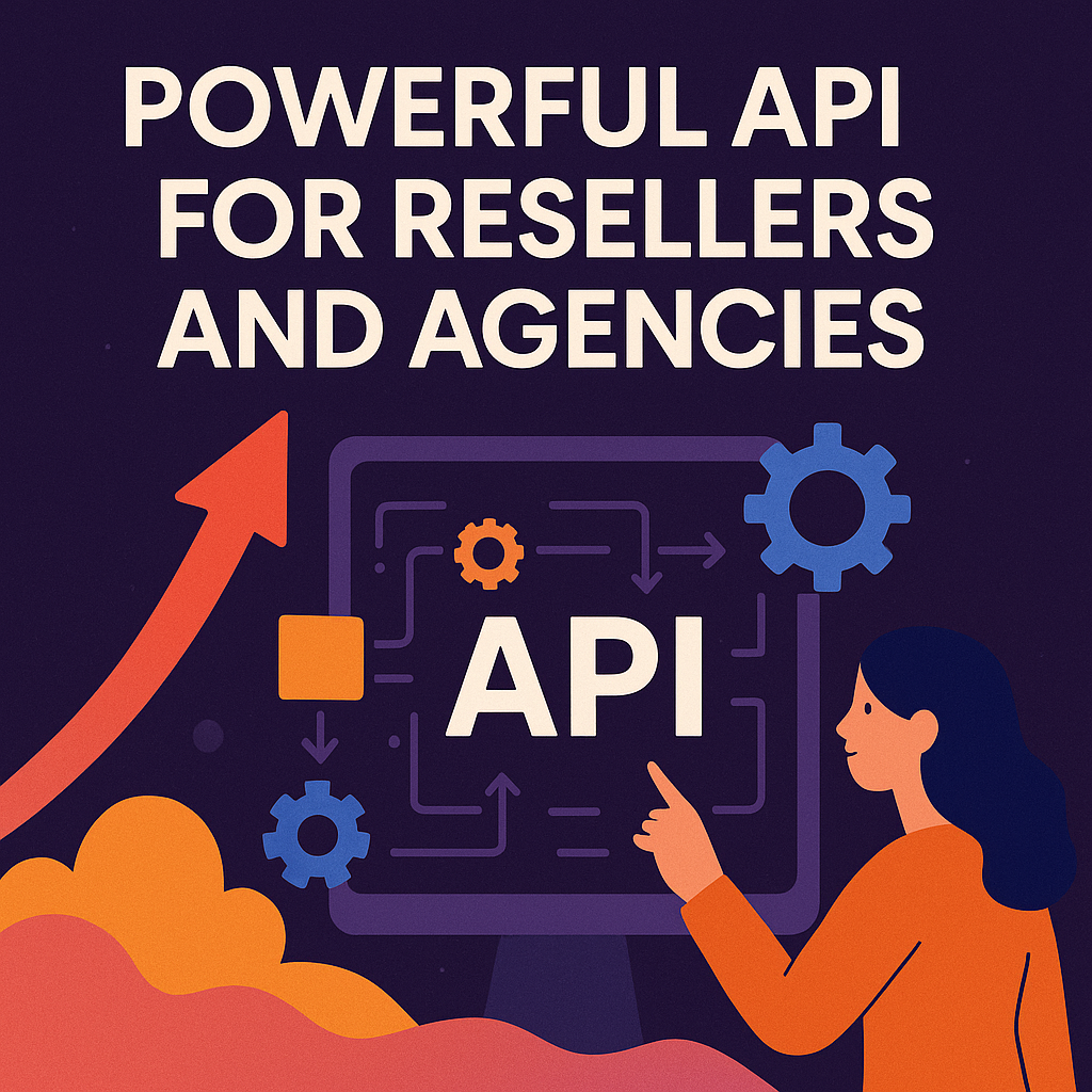Powerful API for Resellers and Agencies