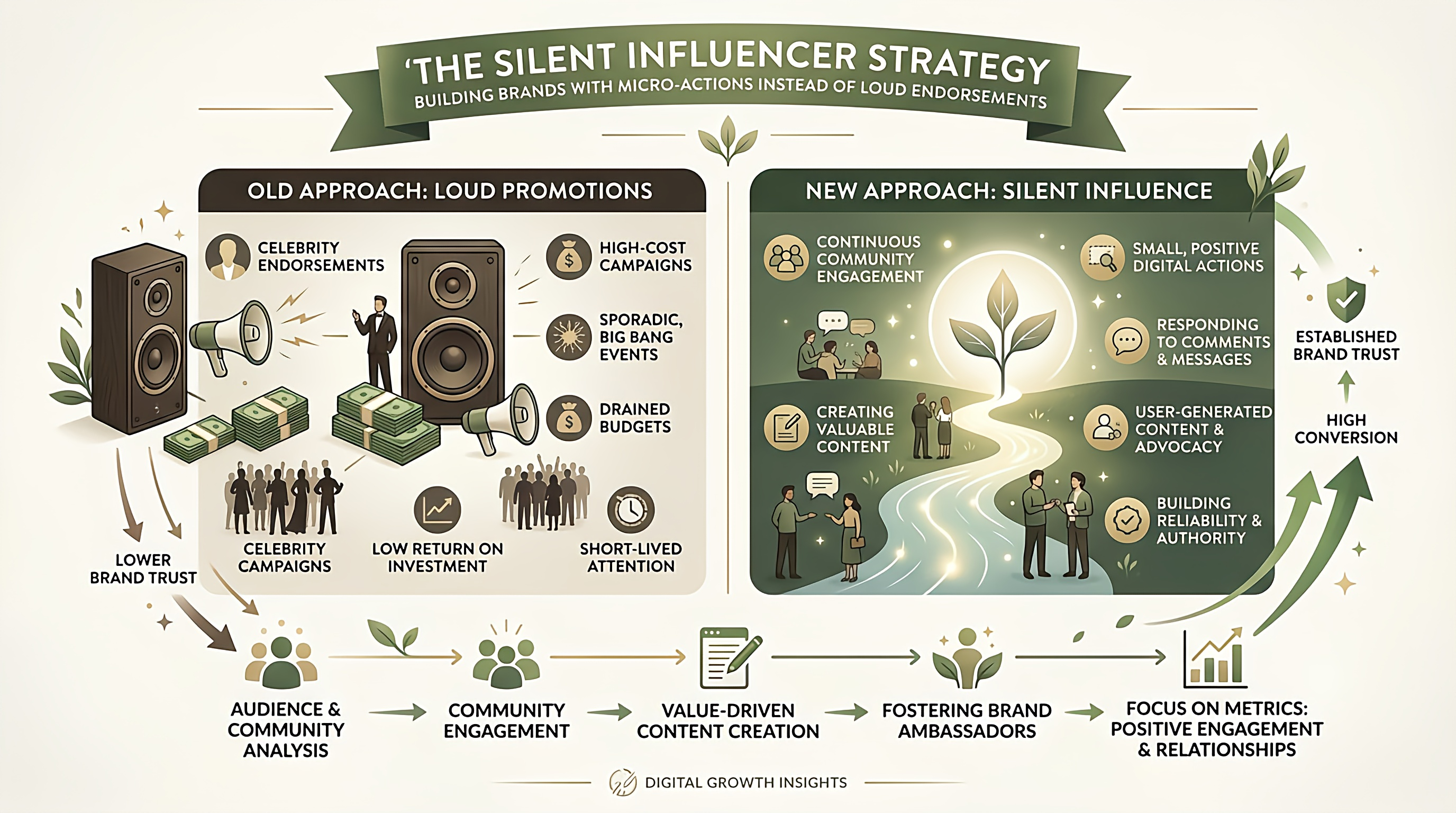 Silent Influencer Strategy: Growing Brands with Micro-Actions Instead of Loud Endorsements