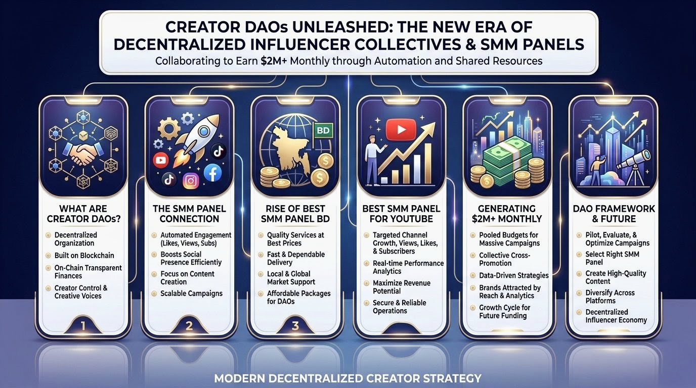 Creator DAOs Unleashed: How SMM Panels Power Decentralized Influencer Collectives Earning $2M+ Monthly 