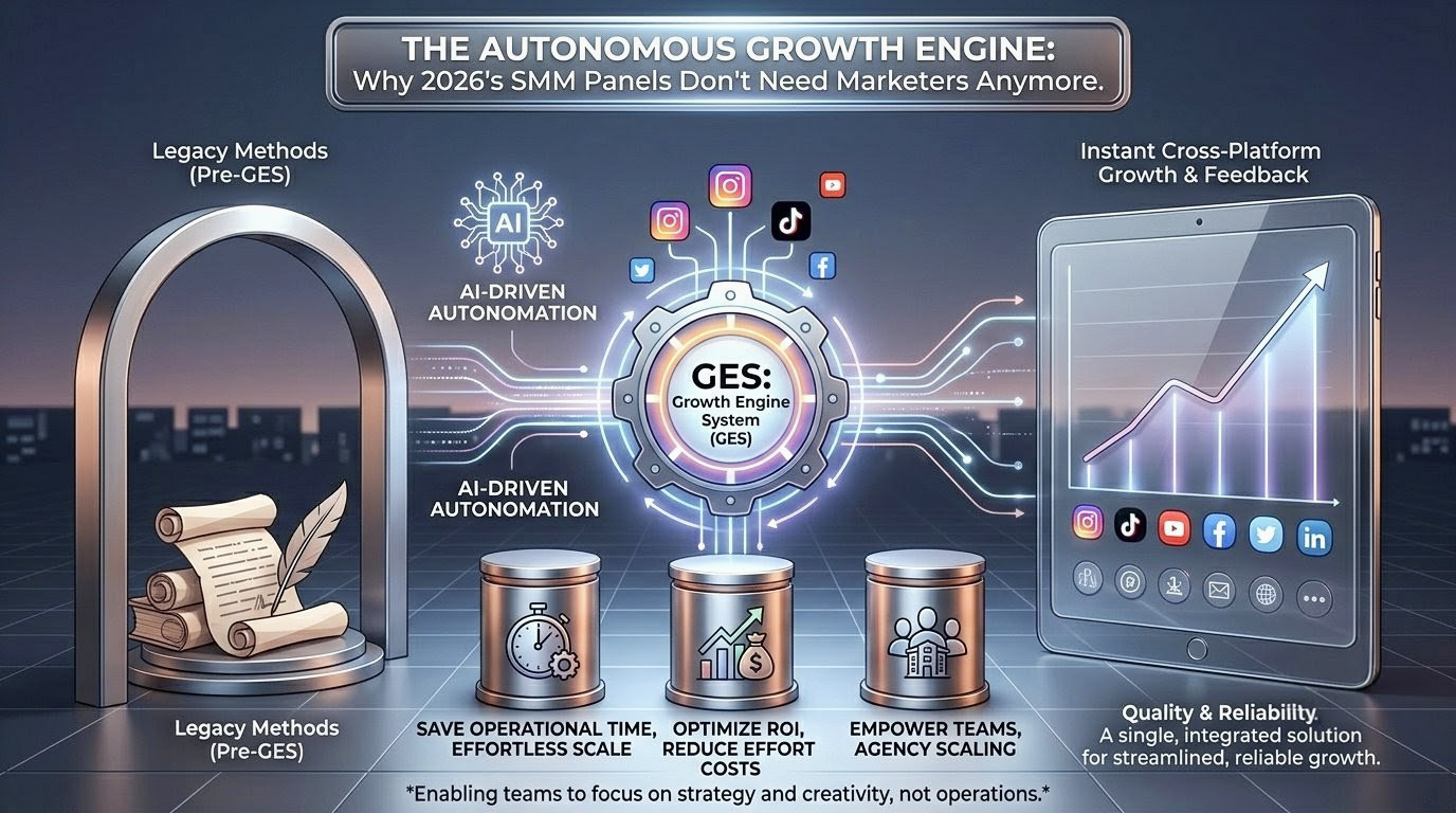 The Autonomous Growth Engine: Why 2026's SMM Panels Don't Need Marketers Anymore 