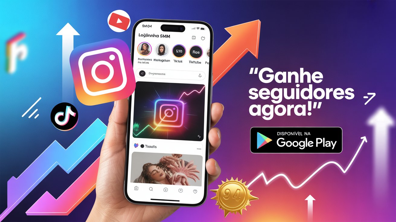 Lojinha SMM: O Melhor App Para Comprar Seguidores no Instagram, TikTok e YouTube