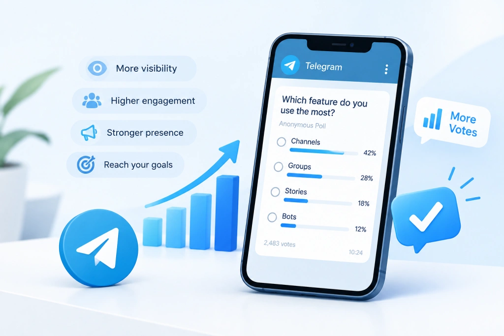 Buy Telegram Poll Votes | Fast & Affordable