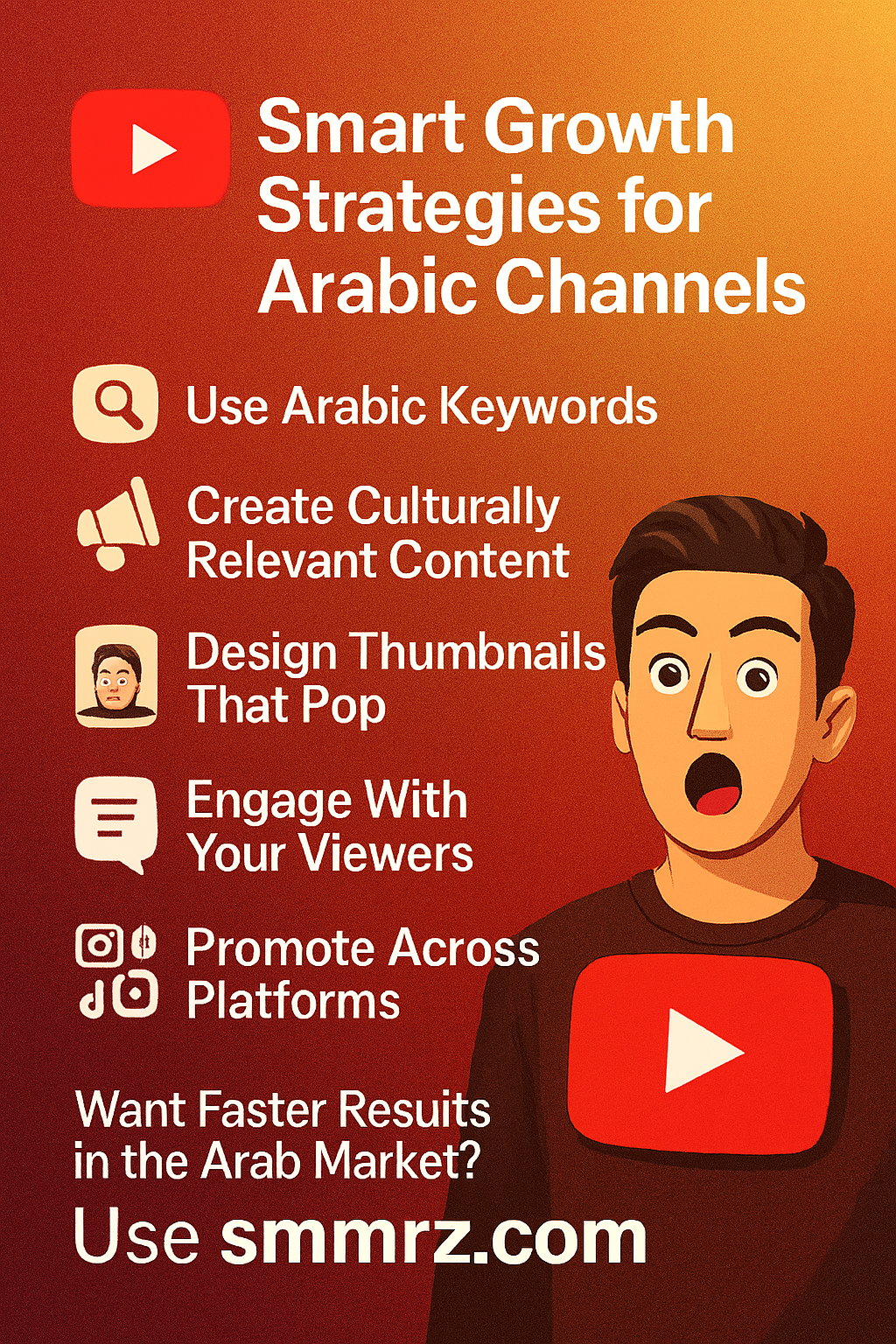 ๐ How Creators in Arab Countries Can Grow on YouTube and Boost Their Reach with Telegram Tools smmrz.com
