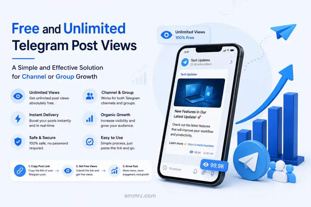 Free and Unlimited Telegram Post Views | A Simple and Effective Solution for Channel or Group Growth