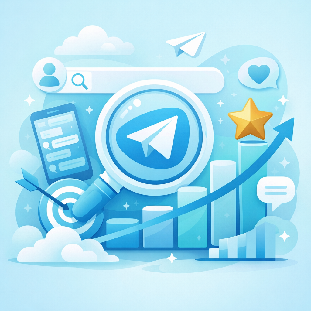 rank on Telegram search