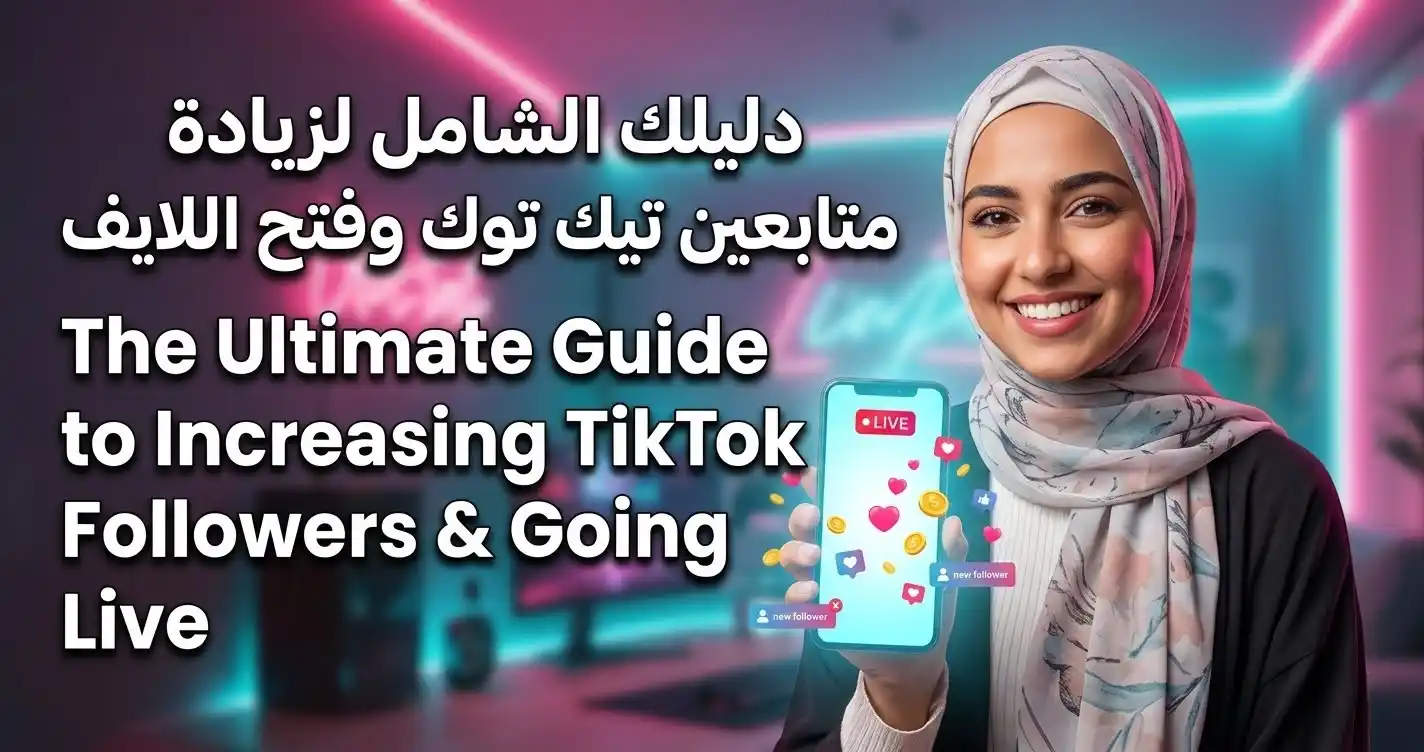 شاب مصري يستخدم هاتفه الذكي لفتح بث مباشر على تيك توك بعد تحقيق شروط المتابعين