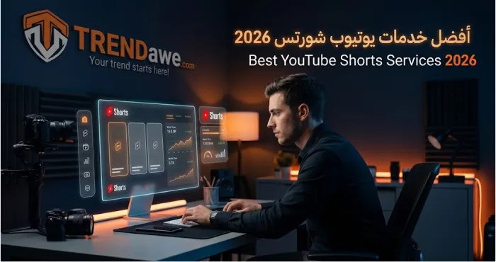 أفضل خدمات يوتيوب شورتس 2026 لتصدر خوارزميات المشاهدات مع ترنداوي