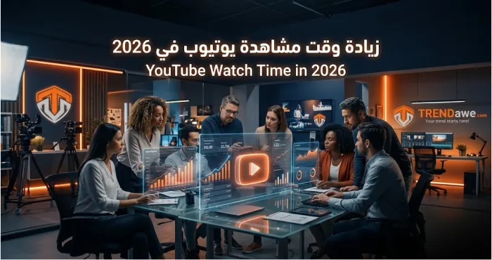 Digital marketing team reviewing analytics to boost YouTube watch time in 2026