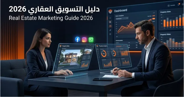 استراتيجيات التسويق العقاري الحديثة 2026 وتحويل صفحات التواصل الاجتماعي لمنظومة مبيعات مع ترنداوي