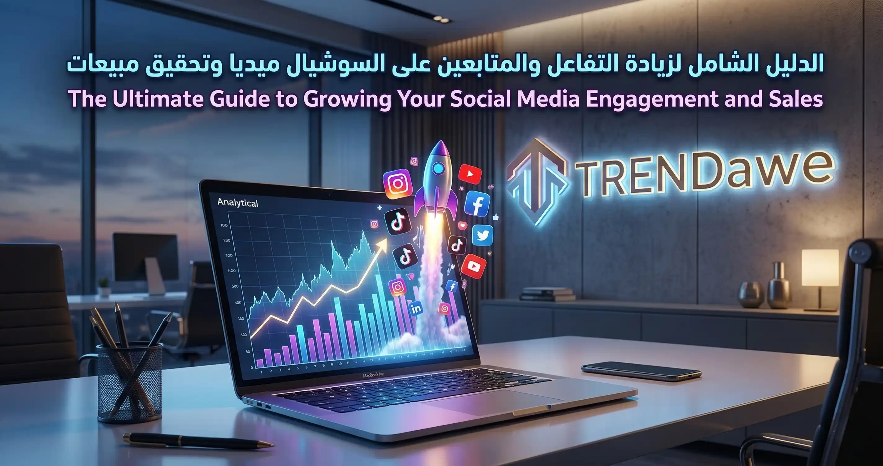 شخص يحقق أرباحاً وزيادة هائلة في المتابعين باستخدام ترنداوي