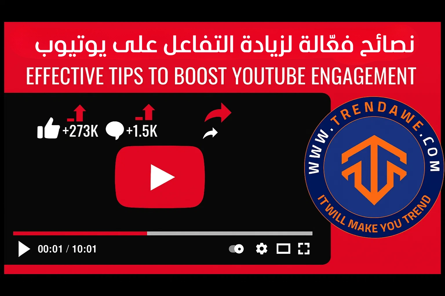 نصائح فعّالة لزيادة التفاعل على فيديوهات يوتيوب نصائح فعّالة لزيادة التفاعل على فيديوهات يوتيوب
