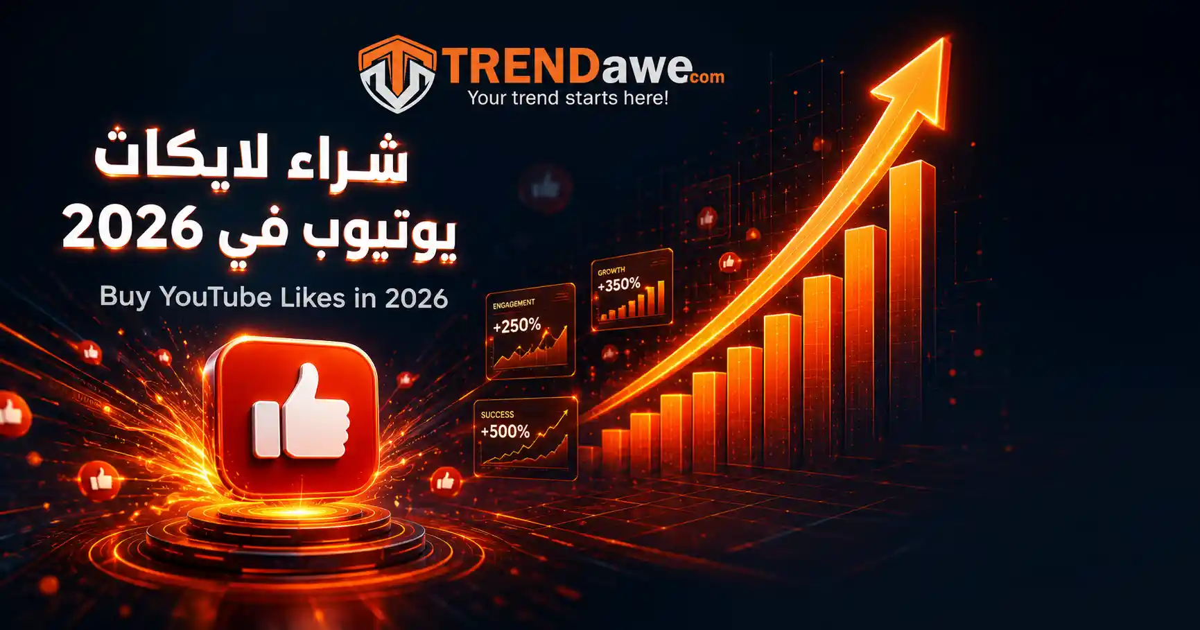 شراء لايكات يوتيوب حقيقية لزيادة ريتش القناة في 2026 عبر موقع ترنداوي