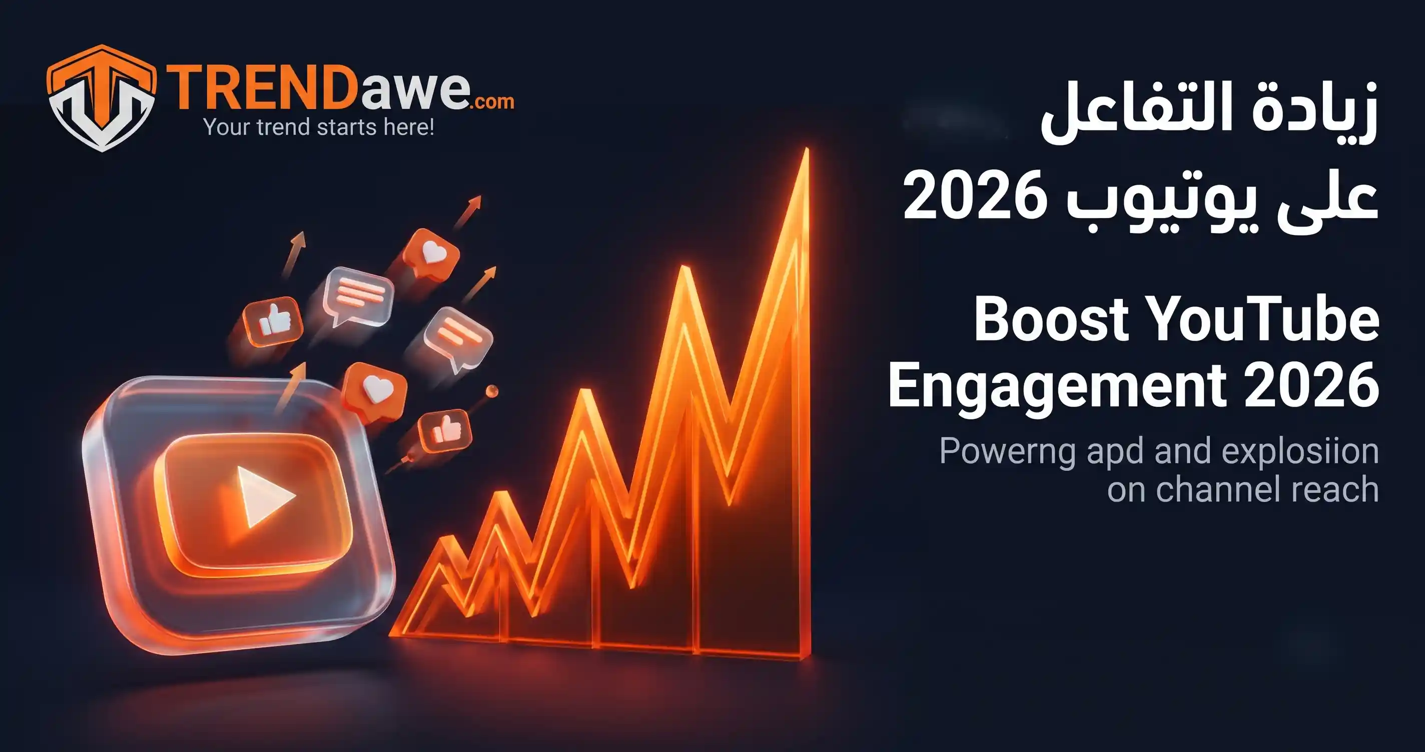 استراتيجية زيادة التفاعل على يوتيوب لعام 2026 مع منصة ترنداوي