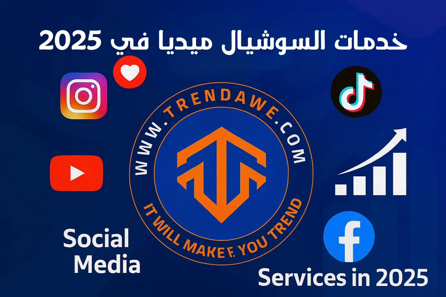 خدمات السوشيال ميديا في 2025: دليلك الشامل لزيادة التفاعل والمتابعين وبناء العلامة التجارية