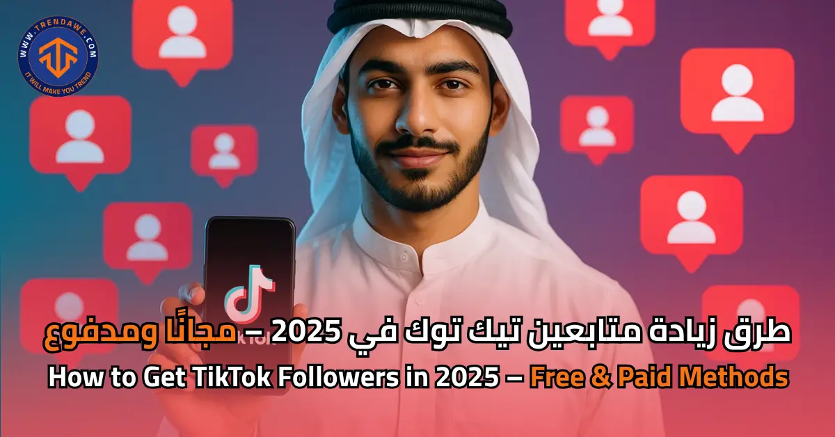 طرق زيادة متابعين تيك توك في 2025 – مجانًا ومدفوع طرق زيادة متابعين تيك توك في 2025 – مجانًا ومدفوع