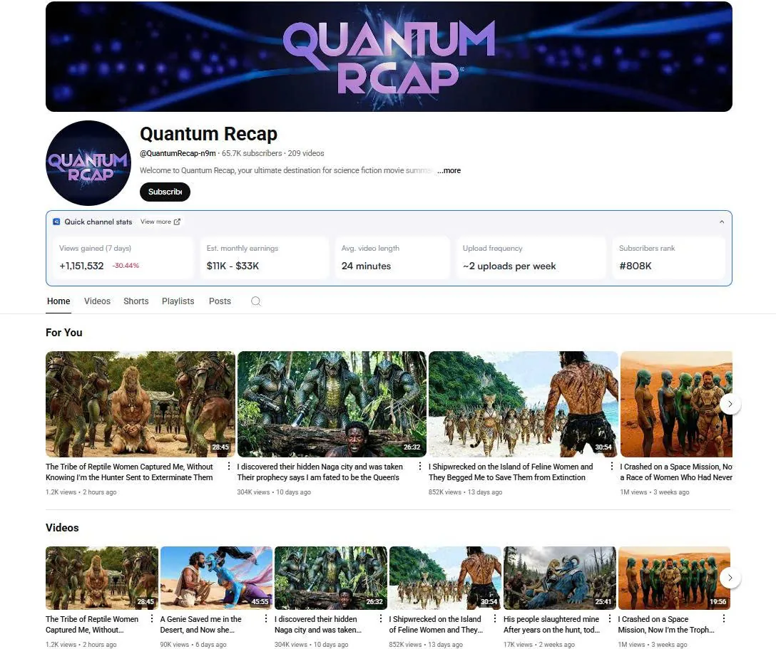 Kênh truyện khoa học viễn tưởng AI: phân tích Quantum Recap