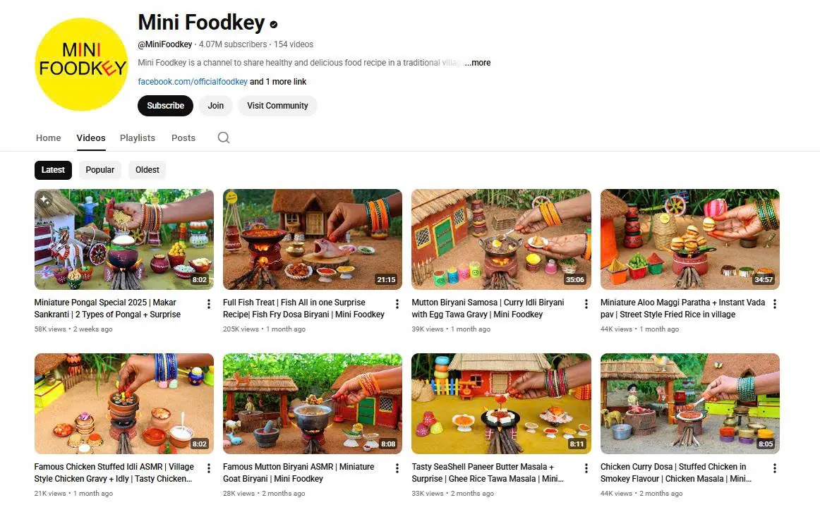 Ngách nấu ăn tí hon: Mini Foodkey hơn 2 tỷ lượt xem