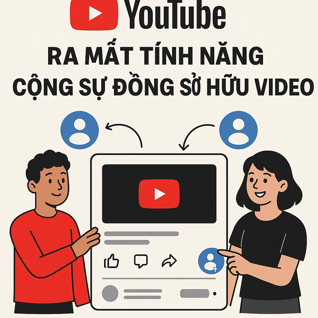 Tính năng Cộng sự YouTube: đồng sở hữu video, tăng view và sub