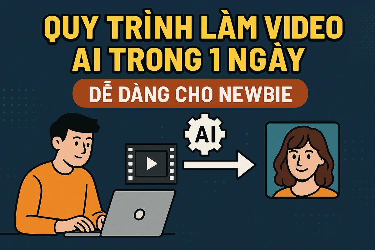Quy trình làm video AI trong 1 ngày: 7 bước cho người mới