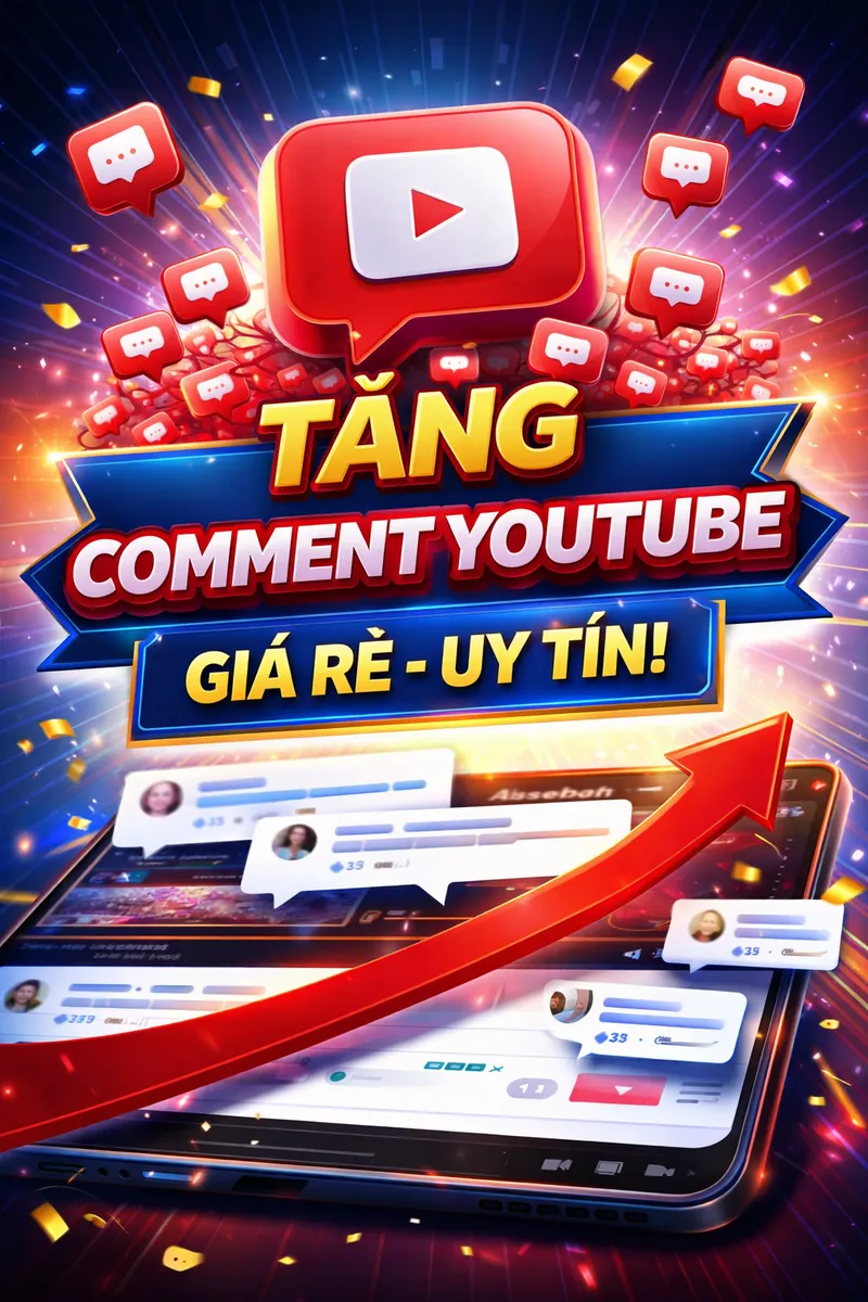 Tăng comment YouTube: vì sao bình luận quan trọng và cách tăng