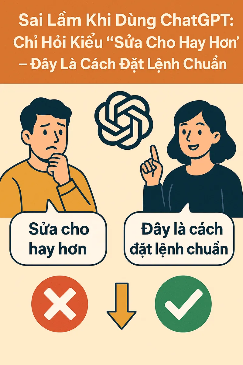 Cách đặt lệnh ChatGPT chuẩn: 15 prompt mẫu cho người làm nội dung