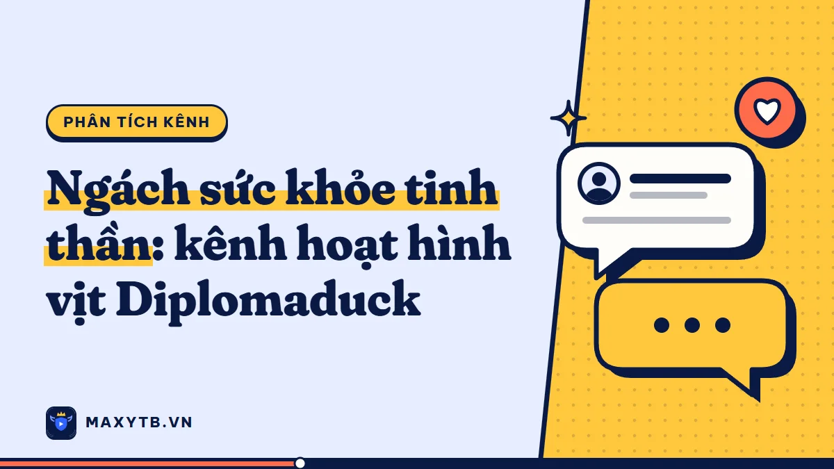 Ngách sức khỏe tinh thần: kênh hoạt hình vịt Diplomaduck